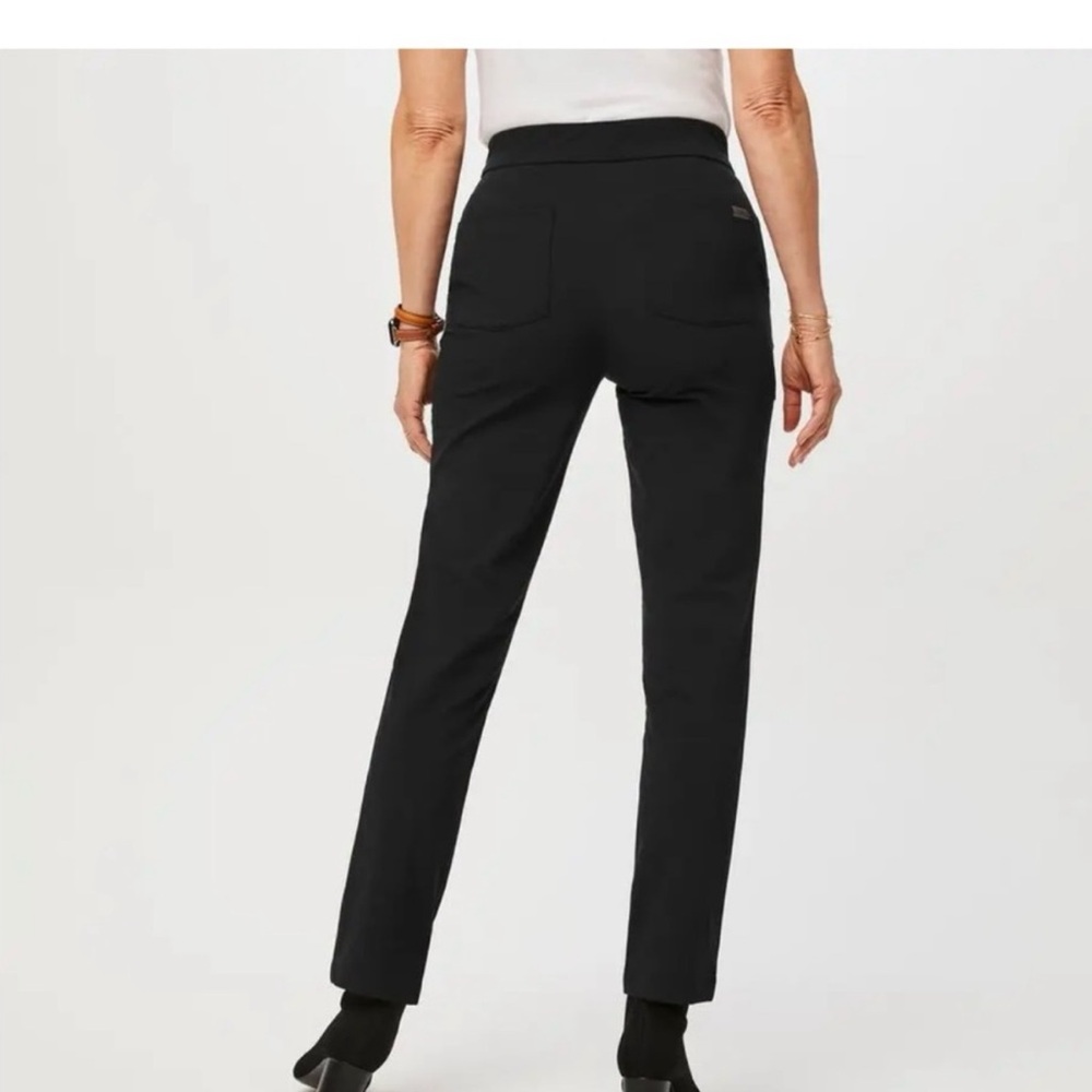 FIGSPRO Skinny Zip Fly Trouser™ petite skinny medium black 
NWT/NEW